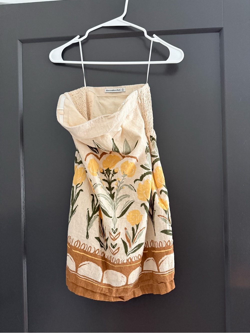 Abercrombie & Fitch Scarlett Linen Blend Floral Mini Dress Skort Size S